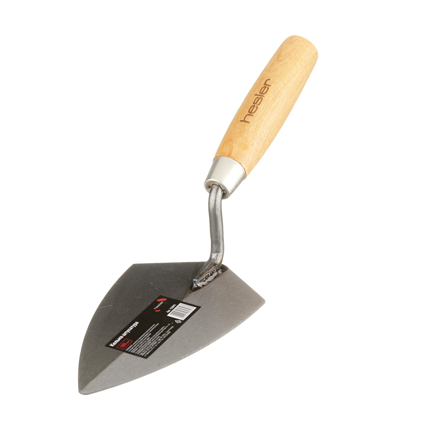 

Кельма штукатура Hesler/Wenzo 180 мм с деревянной ручкой