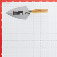 Кельма штукатура Hesler 180 мм с деревянной ручкой - фото 2