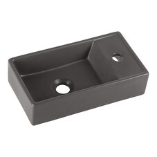 Раковина Ceramicanova Element 40 см подвесная темный антрацит (CN6051LMDH)