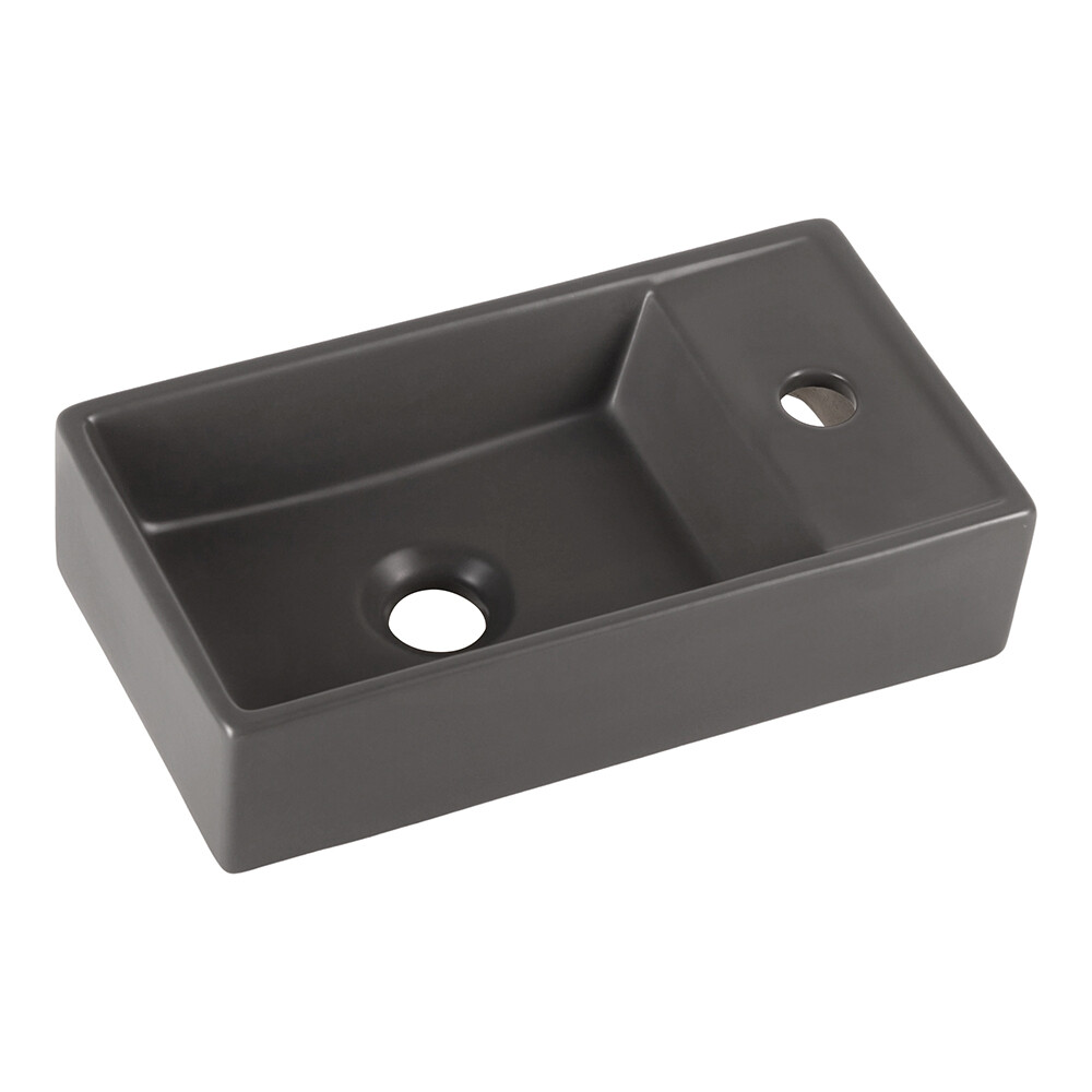 Изображение товара Раковина Ceramicanova Element 40 см подвесная темный антрацит