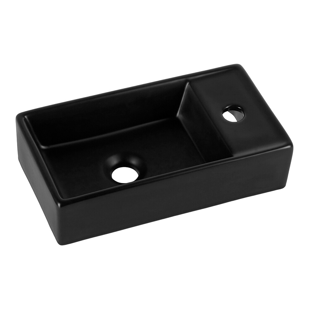 

Раковина Ceramicanova Element 40 см подвесная черная матовая (CN6051LMB), Черный