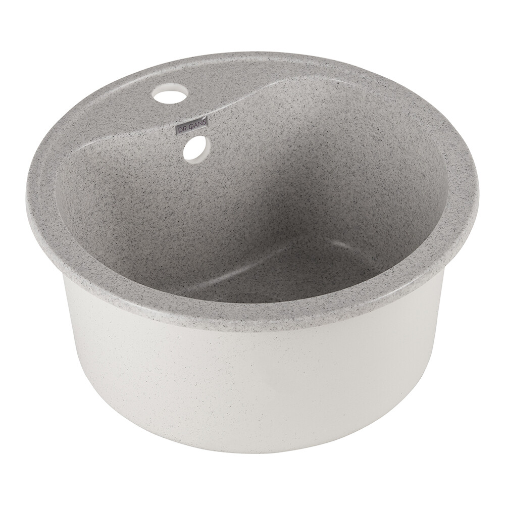 Изображение товара Мойка кухонная из искусственного камня Dr.Gans Дора 43,5х20 см врезная серого цвета