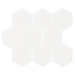 Изображение товара Мозаика Starmosaic Hexagon big белая керамическая 295х256х6 мм матовая