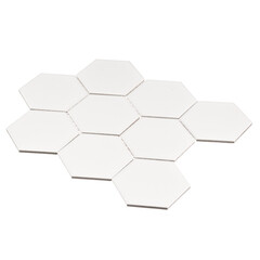 Мозаика Starmosaic Hexagon big белая керамическая 295х256х6 мм матовая - фото 5