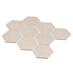 Мозаика Starmosaic Hexagon big белая керамическая 295х256х6 мм матовая - фото 3