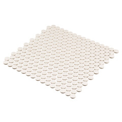 Мозаика Starmosaic Penny Round белая керамическая 315х309х6 мм матовая antislip - фото 5