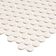 Мозаика Starmosaic Penny Round белая керамическая 315х309х6 мм матовая antislip - фото 4