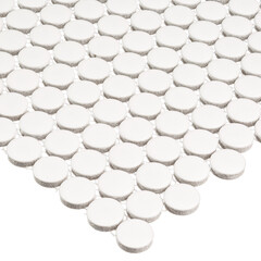 Мозаика Starmosaic Penny Round белая керамическая 315х309х6 мм матовая - фото 4