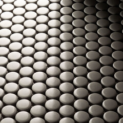 Мозаика Starmosaic Penny Round белая керамическая 315х309х6 мм матовая - фото 2