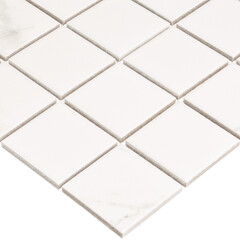 Мозаика Starmosaic Carrara Matt белая керамическая 306х306х6 мм матовая - фото 4
