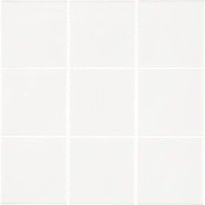 Мозаика Starmosaic белая керамическая 300х300х6 мм глянцевая