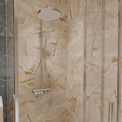 Душевая система Corsa Deco QX с верхним душем с лейкой с изливом хром (SSFQX320S) - фото 14