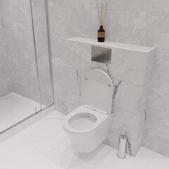 Унитаз подвесной Corsa Deco FX Rimless безободковый с сиденьем дюропласт микролифт (WHFX490SR) - фото 9