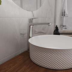 Смеситель для раковины высокий Corsa Deco CX однорычажный хром (FBCXL) - фото 8