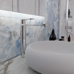 Смеситель для раковины высокий Corsa Deco FX однорычажный хром (FBFXL) - фото 8