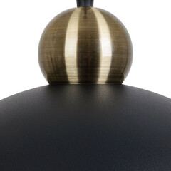 Светильник подвесной Arte Lamp Recinto E27 60 Вт 2 кв.м черный IP20 (A7053SP-1BK) - фото 3