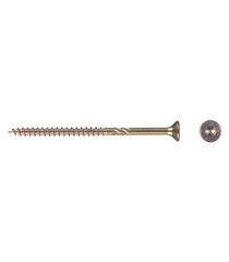 Саморезы по дереву 80x5,0 мм потайная головка конструкционные (8 шт.) - фото 1