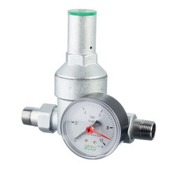 Редуктор давления Far 1/2 НР(ш) мембранный с манометром (FA 2815 12) - фото 1