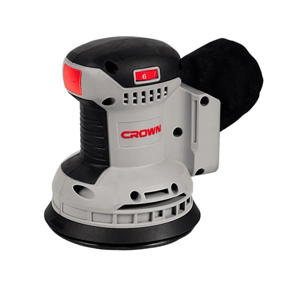 Изображение товара Аккумуляторная эксцентриковая шлифмашина Crown CT23011HX 20 В без АКБ и ЗУ