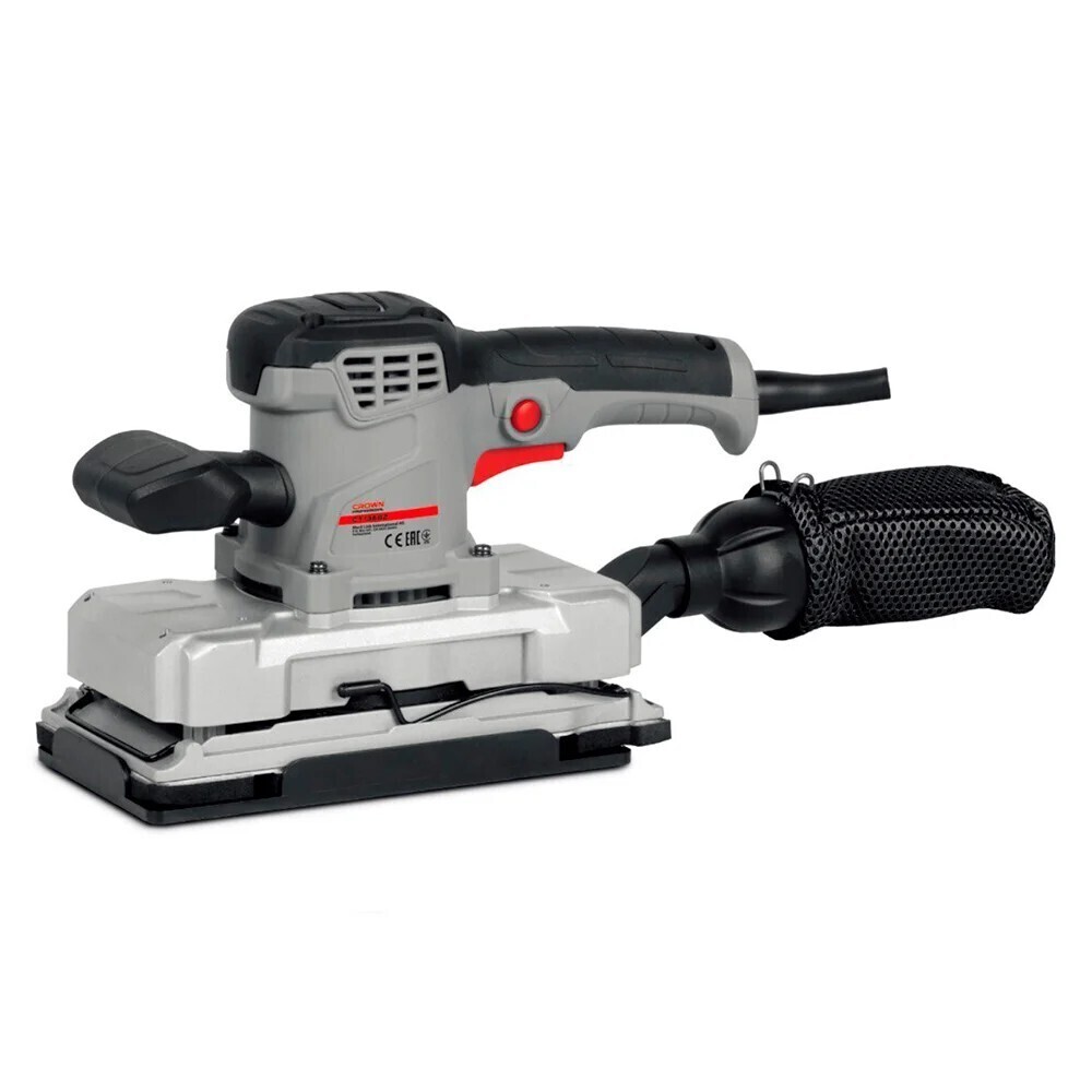 Изображение товара Шлифмашина вибрационная Crown CT13682V 430 Вт 115х280 мм профессиональный инструмент