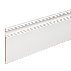 Панель МДФ белая эмаль Wain 07 2700х153х6 мм Стильный Дом 0,413 кв.м - фото 1