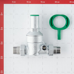Редуктор давления Far 3/4 НР(ш) мембранный с отверстием под манометр (FA 2810 34) - фото 4