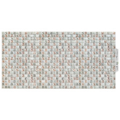 Панель ПВХ 960х480х3 мм цифровая печать Grace коллаж серый 0,46 кв.м - фото 2