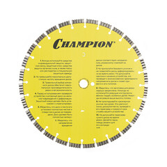 Диск алмазный по бетону Champion Concrete Crunch Pro 400x25,4x12 мм турбосегментный мокрый/сухой рез (C1601) - фото 3