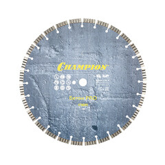 Диск алмазный по бетону Champion Concrete Crunch Pro 400x25,4x12 мм турбосегментный мокрый/сухой рез (C1601) - фото 1