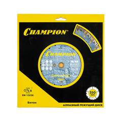 Диск алмазный по бетону Champion Heavyсut Pro 350x25,4x10 мм сегментный сухой рез (C1602) - фото 2