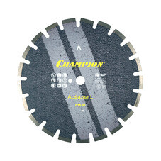 Диск алмазный по асфальту Champion Asphafight L 350x25,4x8 мм сегментный сухой рез (C1630)