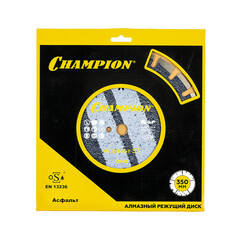 Диск алмазный по асфальту Champion Asphafight ST 350x25,4x10 мм сегментный сухой рез (C1606) - фото 4