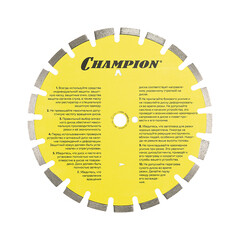 Диск алмазный по асфальту Champion Asphafight ST 350x25,4x10 мм сегментный сухой рез (C1606) - фото 3