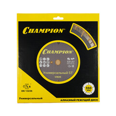Диск алмазный универсальный Champion Fast Gripper ST 350x25,4x10 мм турбосегментный сухой рез (C1620) - фото 3