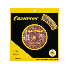 Диск алмазный по граниту Champion Laser Granitek Pro 350x25,4x10 мм сегментный сухой рез (C1608) - фото 4