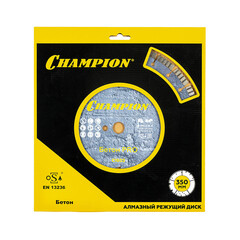 Диск алмазный по бетону Champion Concrete Crunch Pro 350x25,4x12 мм сегментный мокрый/сухой рез (C1603) - фото 4