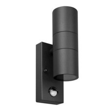 Светильник фасадный настенный Arte Lamp Mistero черный 210 мм GU10 70 Вт IP54 (A3322AL-2BK)