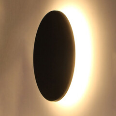 Светильник светодиодный садово-парковый накладной Arte Lamp Nimbo черный 220 мм 3000-6500К 15 Вт IP65 (A3415AL-1BK) - фото 3