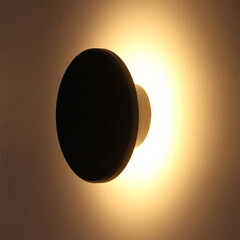 Светильник светодиодный садово-парковый накладной Arte Lamp Nimbo черный 120 мм 3000-6500К 9 Вт IP65 (A3409AL-1BK) - фото 4