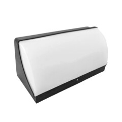 Светильник светодиодный садово-парковый настенный Arte Lamp Ferro черный 130 мм 4000К 20 Вт IP65 (A2920AL-1BK) - фото 3