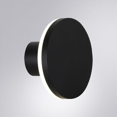 Светильник светодиодный садово-парковый накладной Arte Lamp Amsterdam черный 150 мм 4000К 12 Вт IP54 (A1212AL-1BK) - фото 2