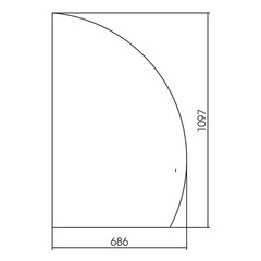 Зеркало с подсветкой фигурное 70х110 см бесконтактный сенсор Abber Teil (AG6504SR) - фото 3