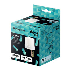 Фотореле Duwi FR-02 IP44 230 В белый (25872 8) - фото 3