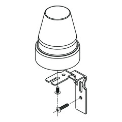Фотореле Duwi FR-02 IP44 230 В белый (25871 1) - фото 2