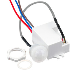 Датчик движения встраиваемый Duwi DV-03 IP20 230 В 360 градусов до 6 м белый (25820 9) - фото 7