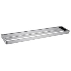 Изображение товара Полотенцедержатель Abber Westen 600 мм двойной на шуруп нержавеющая сталь хром (AA1756)