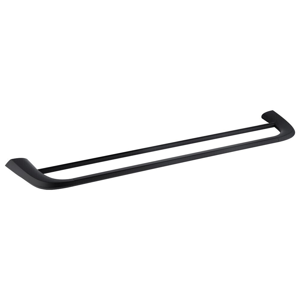 

Полотенцедержатель Abber Nord 600 мм двойной на шуруп нержавеющая сталь черный матовый (AA1553B)