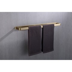 Полотенцедержатель Abber Westen 600 мм на шуруп нержавеющая сталь золото матовое (AA1755G) - фото 3