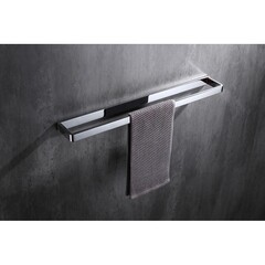 Полотенцедержатель Abber Westen 600 мм на шуруп нержавеющая сталь хром (AA1755) - фото 3