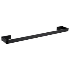 Полотенцедержатель Abber Westen 600 мм на шуруп нержавеющая сталь черный матовый (AA1754B) - фото 1